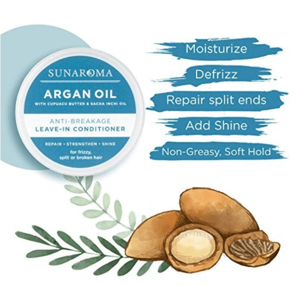 SUNAROMA - Argan Oil Anti-Breakage Leave-In Conditioner