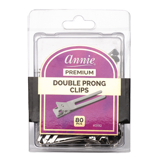 ANNIE - Premium Double Prong Clips 80PCs
