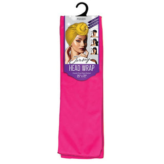 Buy hot-pink MAGIC COLLECTION - Jersey Head Wrap 25"X72" SOLID