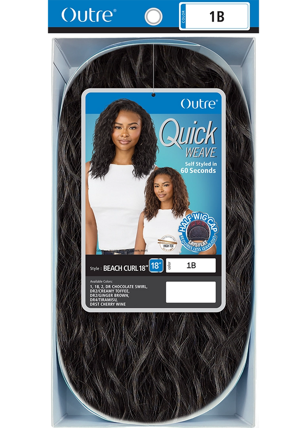 OUTRE - QUICK WEAVE - BEACH CURL 18"