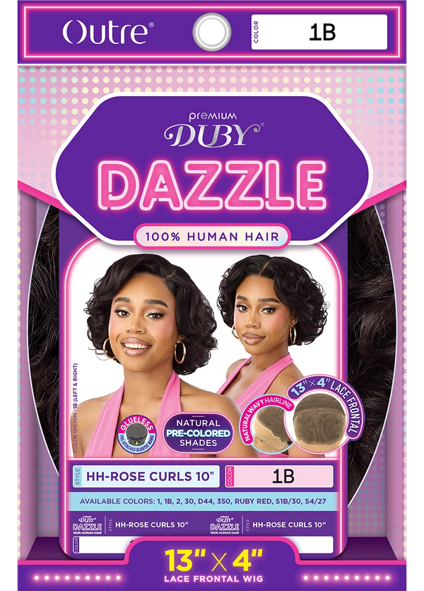OUTRE - DUBY WIG - DUBY DAZZLE QLH 13X4 - ROSE CURLS 10"