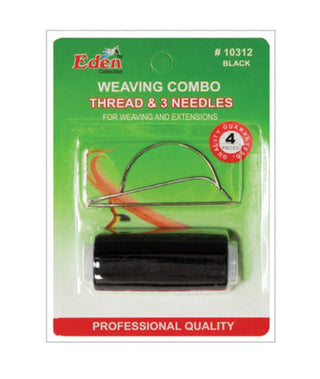 EDEN COLLECTION - Weaving Combo Thread & 3 Needles BLACK
