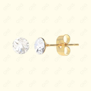GNS - Gold Swarovski Crystals Earring (108805G)