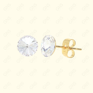 GNS - Gold Swarovski Crystals Earring (112207G)