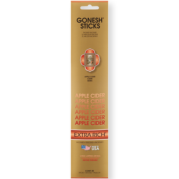 GONESH STICKS - Incense Perfumes Of Extra Rich: APPLE CIDER
