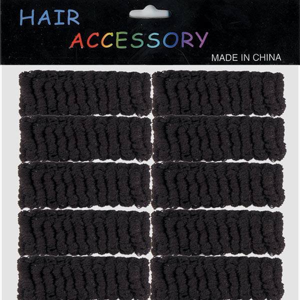 MAGIC COLLECTION - PONYTAIL HOLDER (DONUT) BLACK