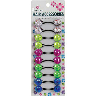 BLOSSOM - Hair Accessories Hair Knockers 10PCs CLEAR ASSORTED #PPP01-06M4