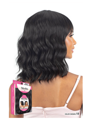 Buy 1b-off-black MAYDE - MOCHA HUMAN HAIR BLEND WIG DELIGHT