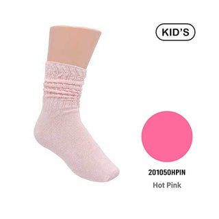 Buy hot-pink MAGIC COLLECTION - Kid's Slouch Socks 6-8 Size