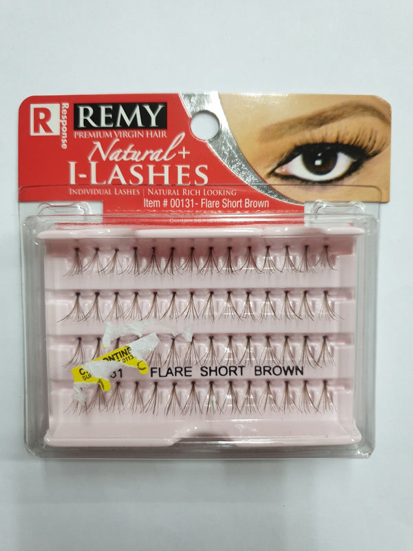 RESPONSE - REMY Natural+ I-Lashes #137 FLARE MINI BROWN