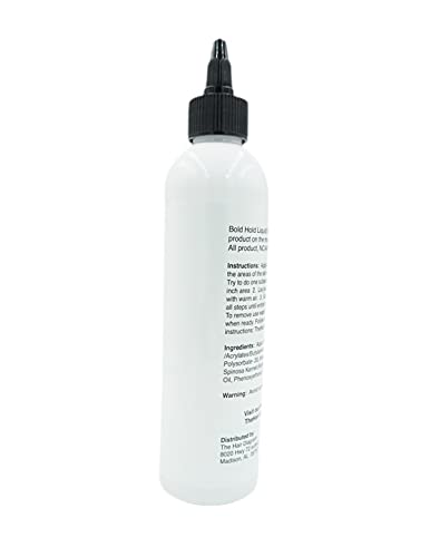 Hair Diagram - Bold Hold Liquid Gold Lace Gel