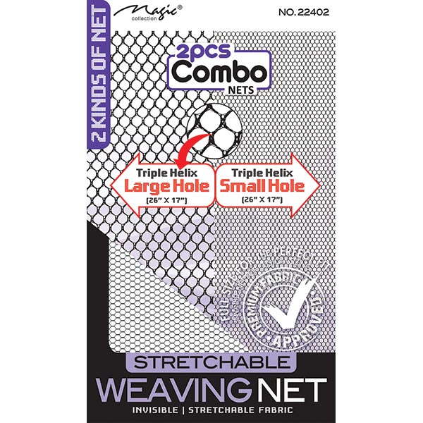 MAGIC COLLECTION - Deluxe Stretchable Weaving Net 2PCs BLACK