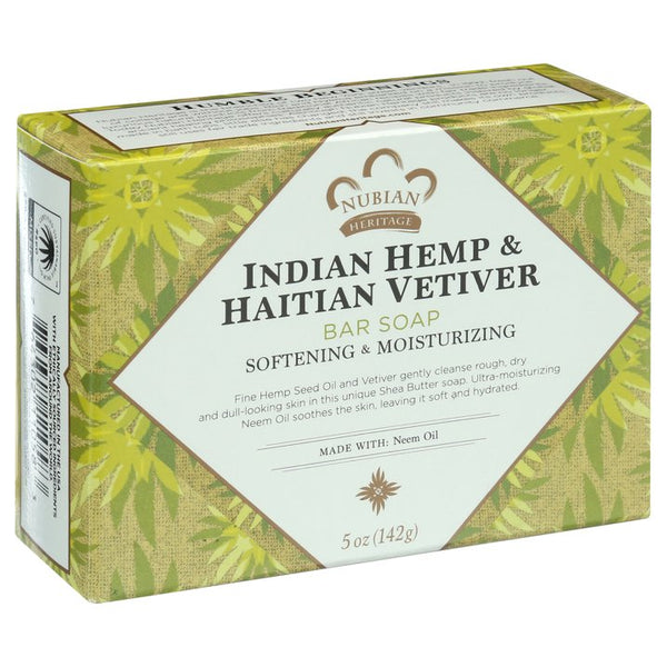 NUBIAN - Heritage Soap Indian Hemp & Haitian Vetiver