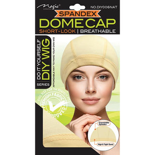 MAGIC COLLECTION - DIY Spandex Dome Cap NATURAL