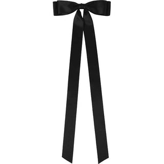 MAGIC COLLECTION - Hair Accessories Long Tail Bow BLACK #HABOWLBLA