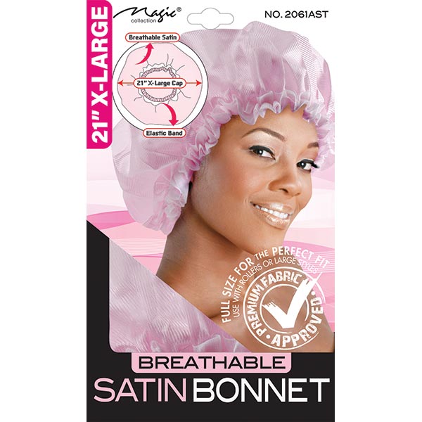 MAGIC COLLECTION - Breathable Satin Bonnet ASSORTED