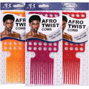 ANA BEAUTY - AFRO TWIST COMB ROUND HOLE