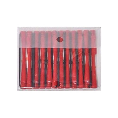 ANNIE - Professional Cold Wave Rods 12PCs SHORT RED #1115