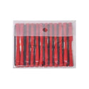 ANNIE - Professional Cold Wave Rods 12PCs SHORT RED #1115