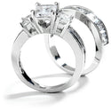 JOY JEWELRY - Cubic Zirconia Silver Ring (99R-036)