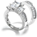 JOY JEWELRY - Cubic Zirconia Silver Ring (99R-036)