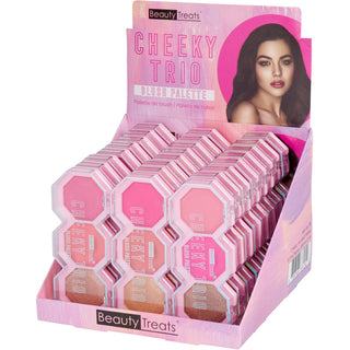 BEAUTY TREATS - CHEEKY TRIO BLUSH PALETTE #BT381