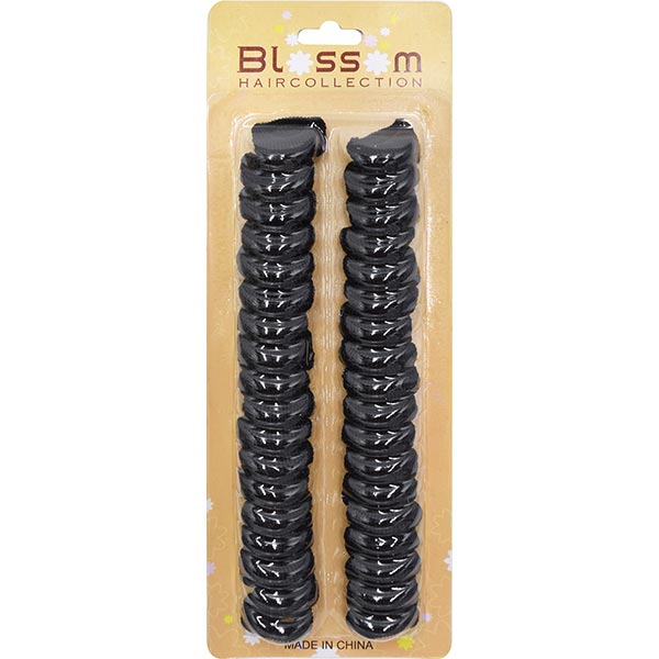 BLOSSOM - Hair Accessories Pony O Ring BLACK #15010