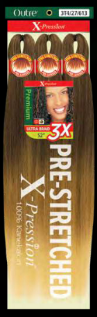 Buy 3t4-27-613 OUTRE - X-PRESSION PRE-STRETCHED BRAID 3X 52" (FINISHED: 26")