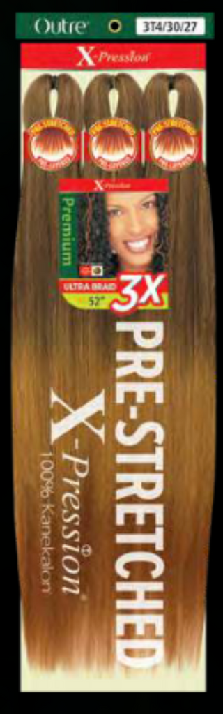 Buy 3t4-30-27 OUTRE - X-PRESSION PRE-STRETCHED BRAID 3X 52" (FINISHED: 26")