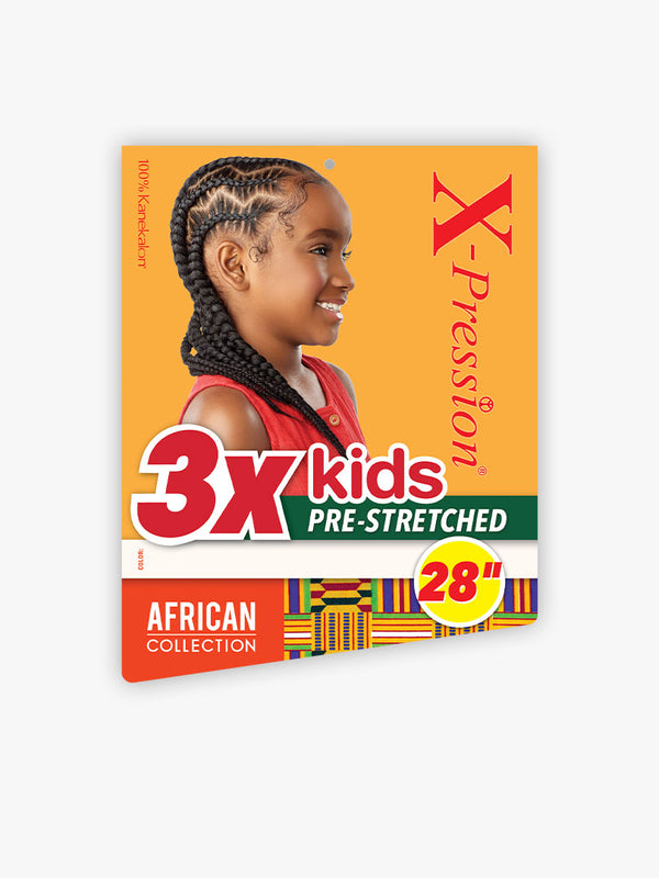 SENSATIONNEL - 3X X-PRESSION KIDS PRE-STRETCHED BRAID 28″