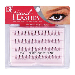 RESPONSE - Natural+ I-Lashes #131 FLARE SHORT BLACK