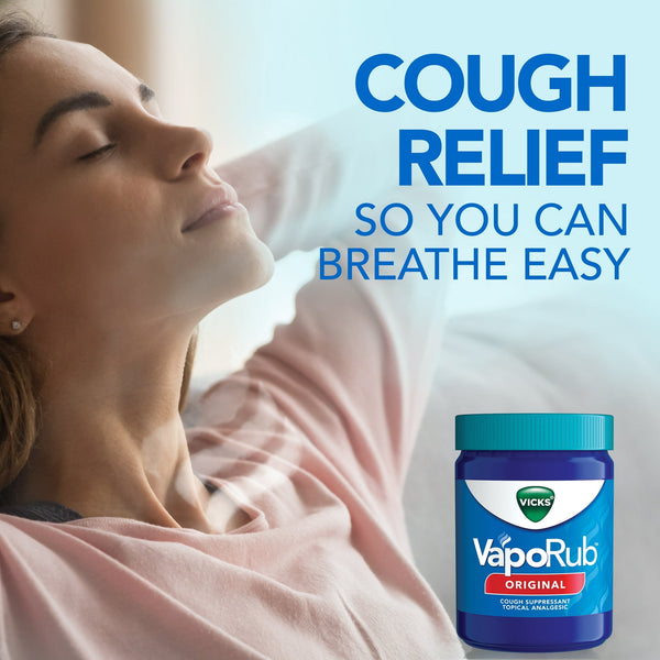 VICKS - VapoRub Cough Suppressant and Topical Analgesic Medicated Ointment