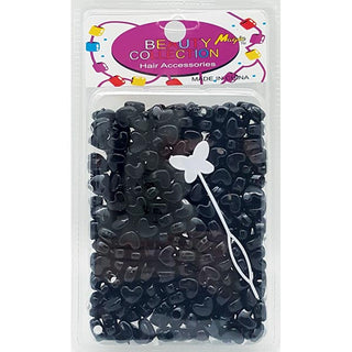 BEAUTY COLLECTION - Heart Bead Black 500PCs