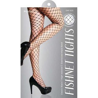 MAGIC COLLECTION - M Fishnet Tights Black