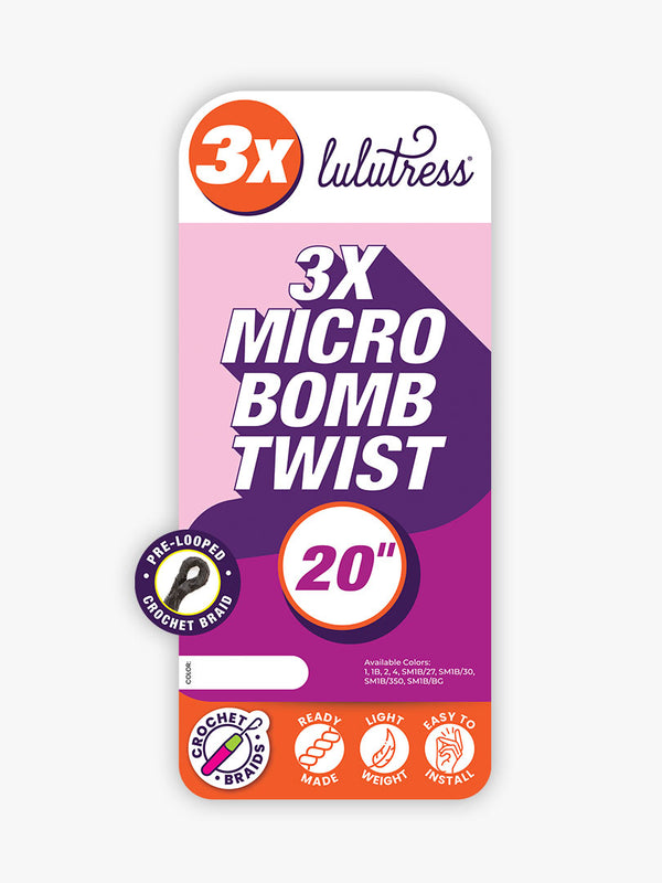 SENSATIONNEL - LULUTRESS SB 3X MICRO BOMB TWIST 20