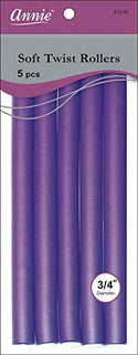 ANNIE - Professional Soft Twist Rollers 3/4
