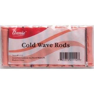 ANNIE - Professional Cold Wave Rods 12PCs SHORT PINK #1112