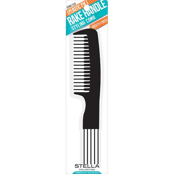 STELLA COLLECTION - Comb Rake Handle Comb With Pik