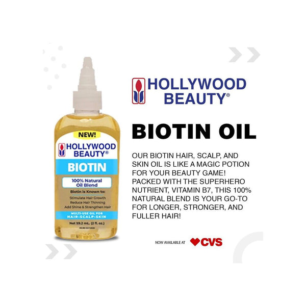 HollyWood Beauty - Biotin Oil