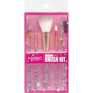 MAGIC COLLECTION - Make Up 5PCS Brush Kit PINK
