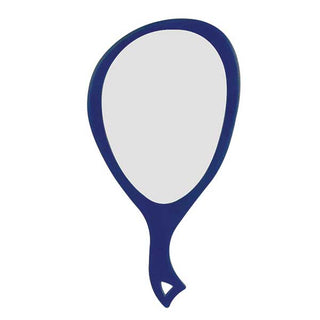 MAGIC COLLECTION - Tear Drop Shaped Hand Mirror BLUE FRAME