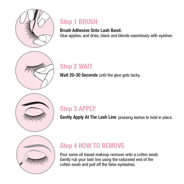 KISS - Fruit Infused Clear Eyelash Adhesive Peach Clear