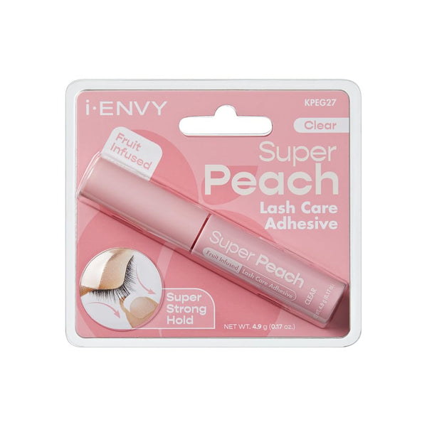 KISS - Fruit Infused Clear Eyelash Adhesive Peach Clear
