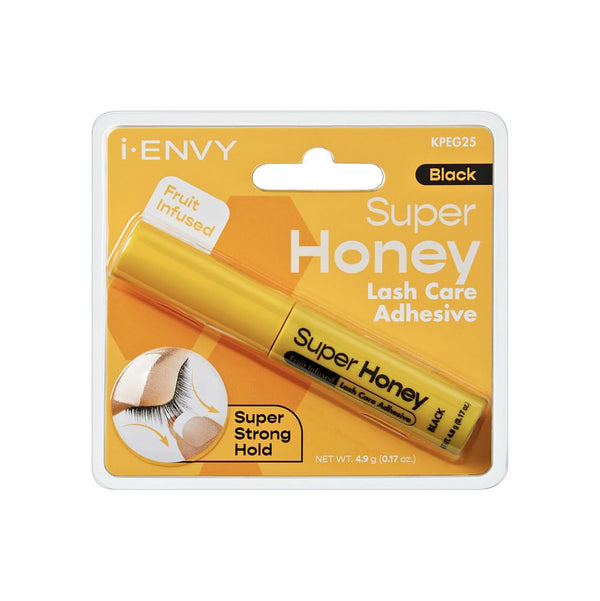 KISS - Fruit Infused Clear Eyelash Adhesive Honey Black