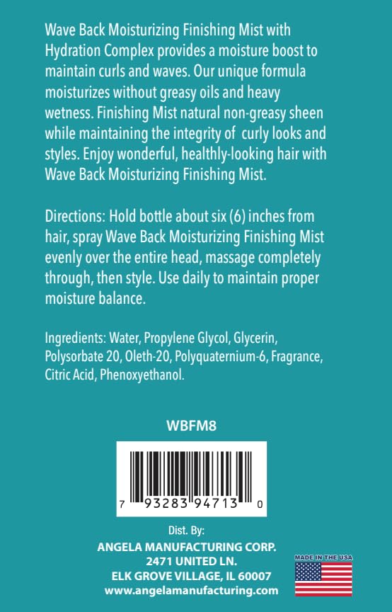 STAR CARE - Wave Back Moisturizing Finishing Curl Enhancing Mist