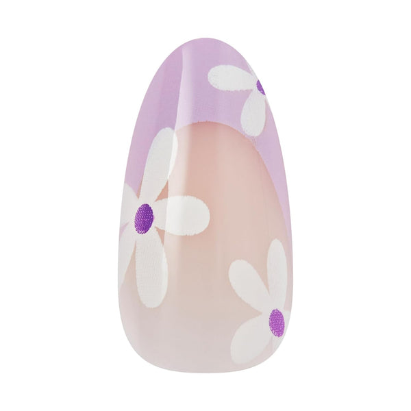 KISS - CORE DESIGN TREND SPRING GLUE-ON NAIL MEDIUM - CHASING SUNSHINE