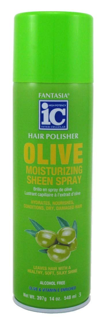 FANTASIA - Hair Polisher Olive Moisturizing Sheen Spray