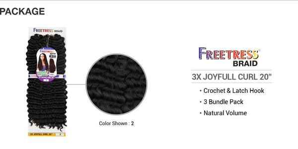 FREETRESS - 3X JOYFULL CURL 20