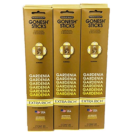 GONESH STICKS - Incense Perfumes Of Extra Rich: GARDENIA