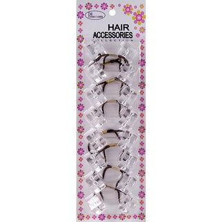 BLOSSOM - Regular Square Hair Knocker 8PCs CRYSTAL